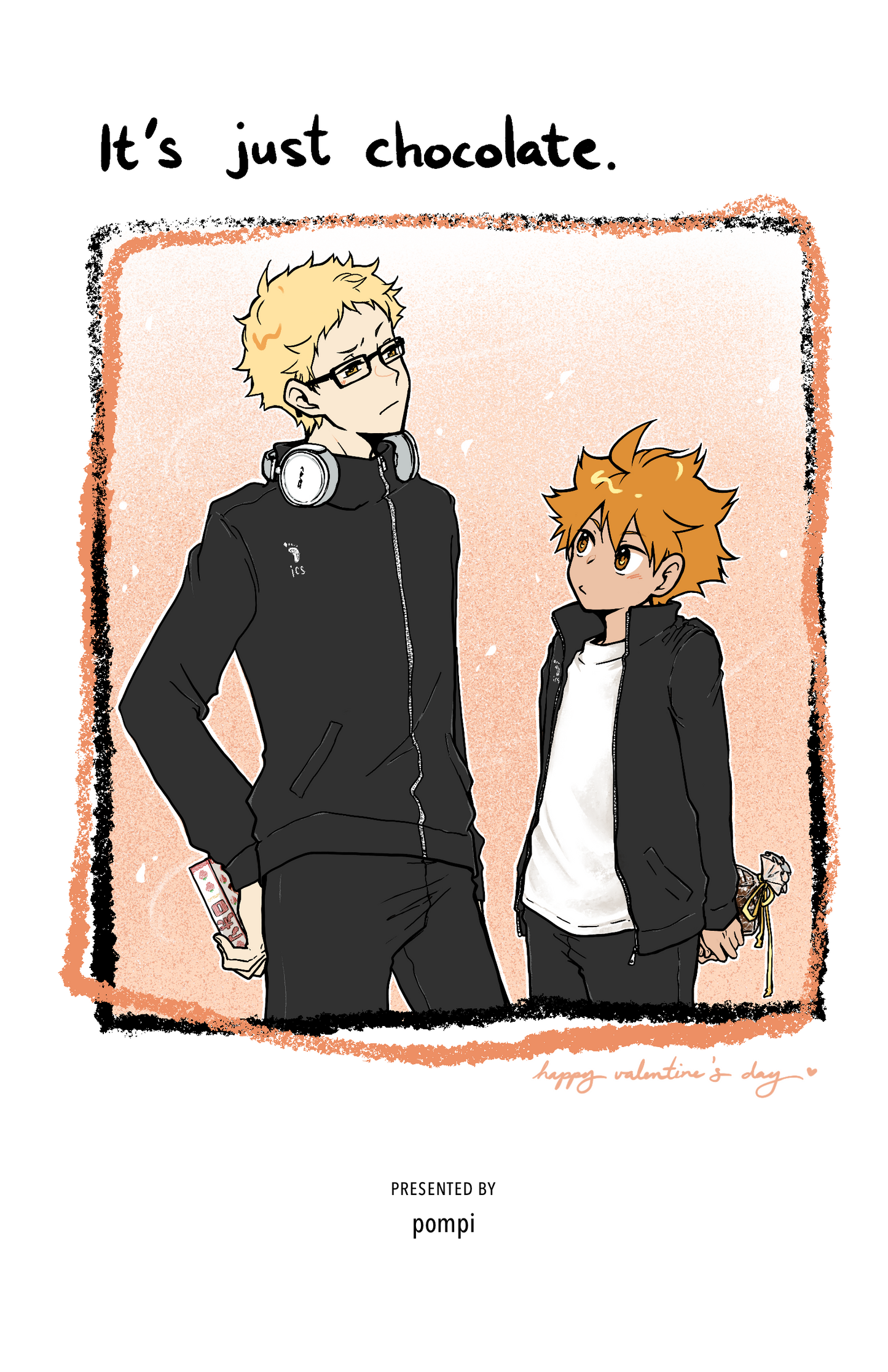 It's just chocolate - Haikyu fanzine tsukihina [Zine]