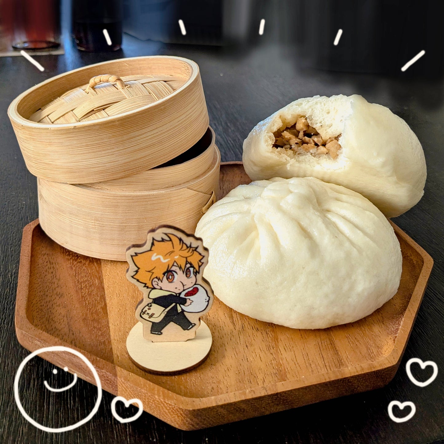 Tsukishima Hinata [Mini Wooden Standee Set]