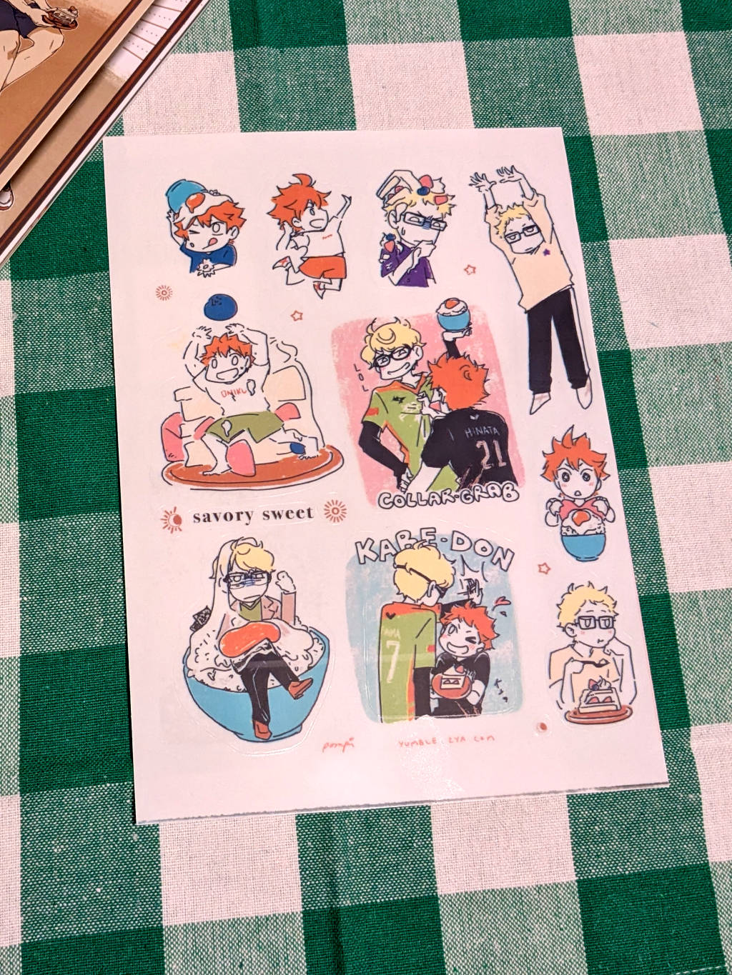 Savory Sweet - Haikyuu fanzine tsukihina [Zine + Limited Goods Bundle]