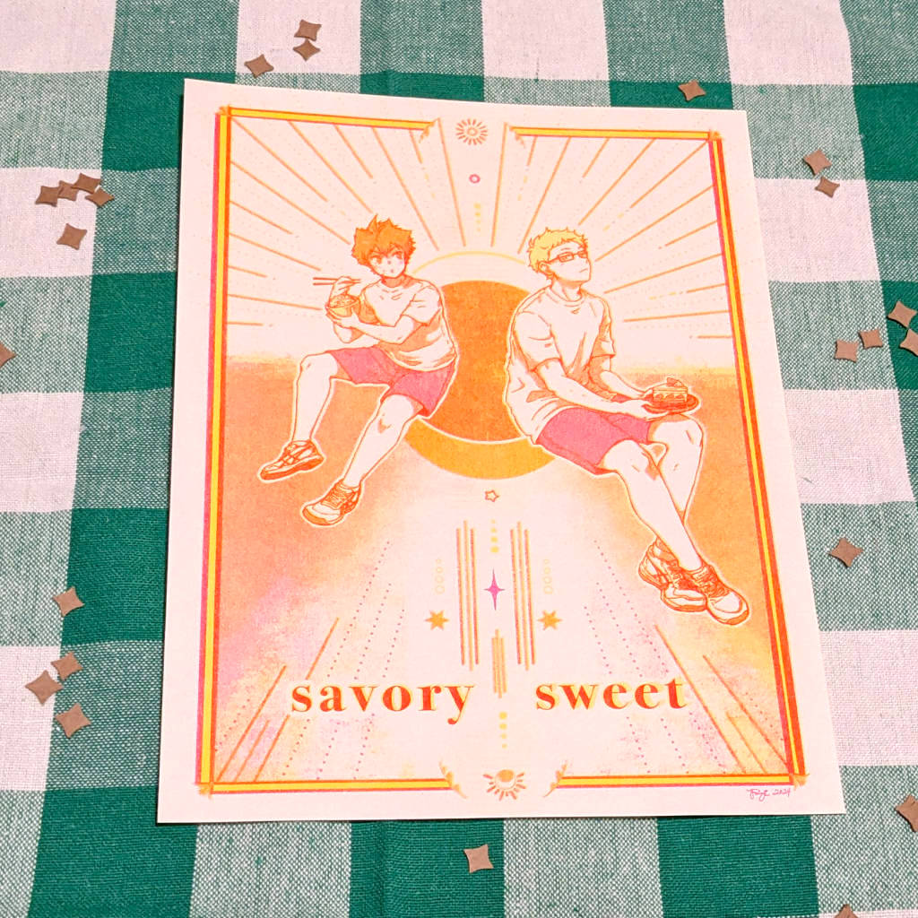 Savory Sweet - Haikyuu fanzine tsukihina [Zine + Limited Goods Bundle]