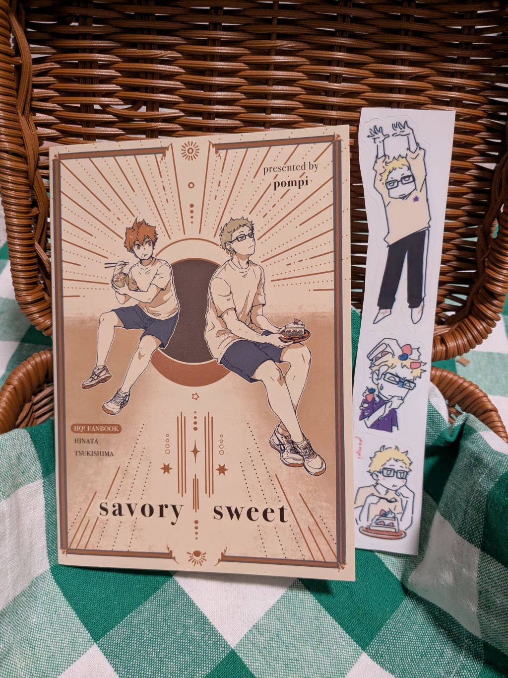 Savory Sweet - Haikyuu fanzine tsukihina [Zine + optional stickers]