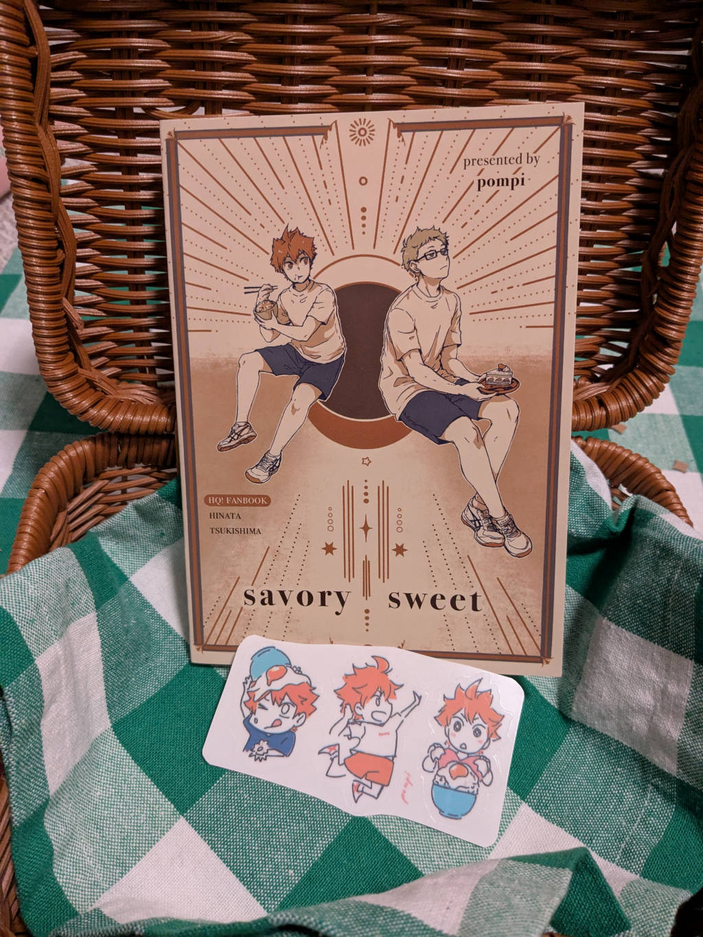 Savory Sweet - Haikyuu fanzine tsukihina [Zine + optional stickers]