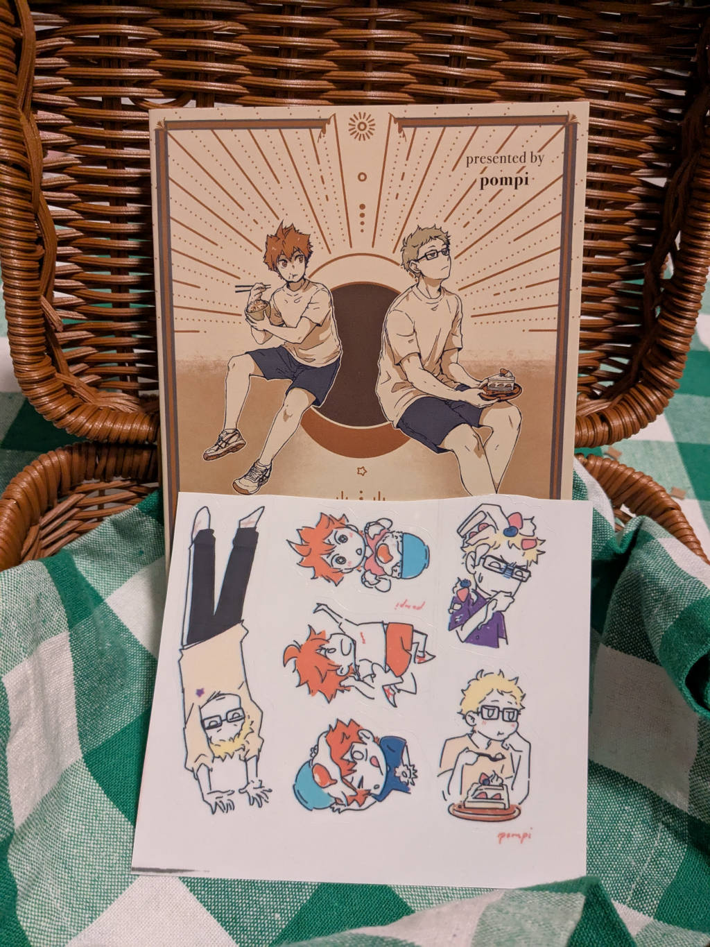 Savory Sweet - Haikyuu fanzine tsukihina [Zine + optional stickers]