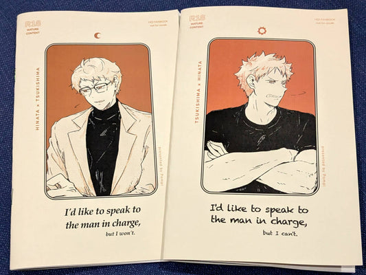 I'd like to speak to the man in charge - HQ! fanzine [2 Zines] Mature-content