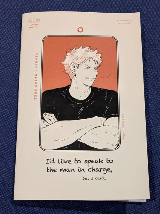 I'd like to speak to the man in charge - HQ! fanzine Hinata POV tsukihina [Zine] Mature-content
