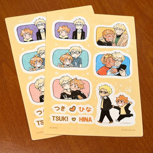 [Sticker] TsukiHina sticker sheet