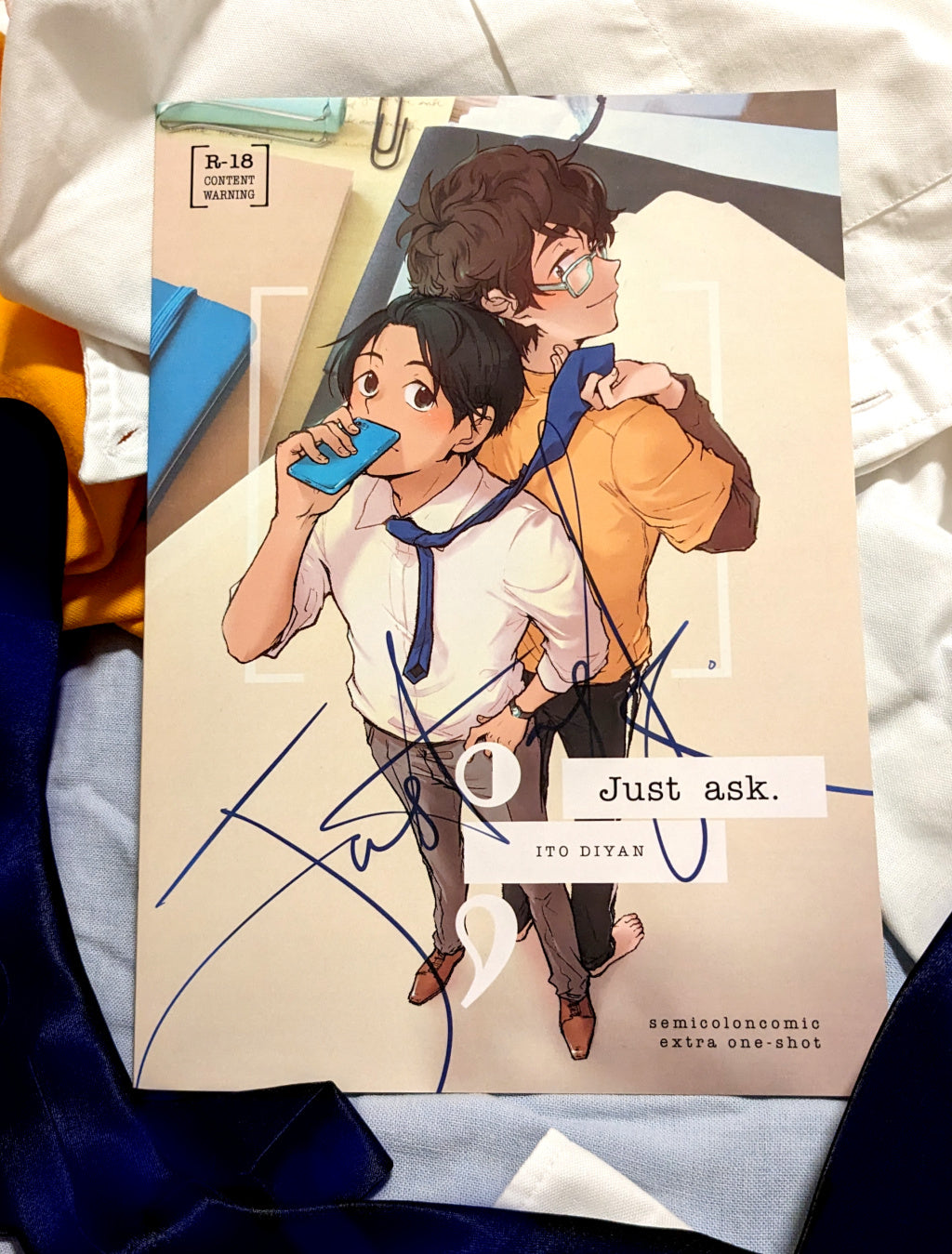 Just ask. - ; one-shot [Zine] Mature-content